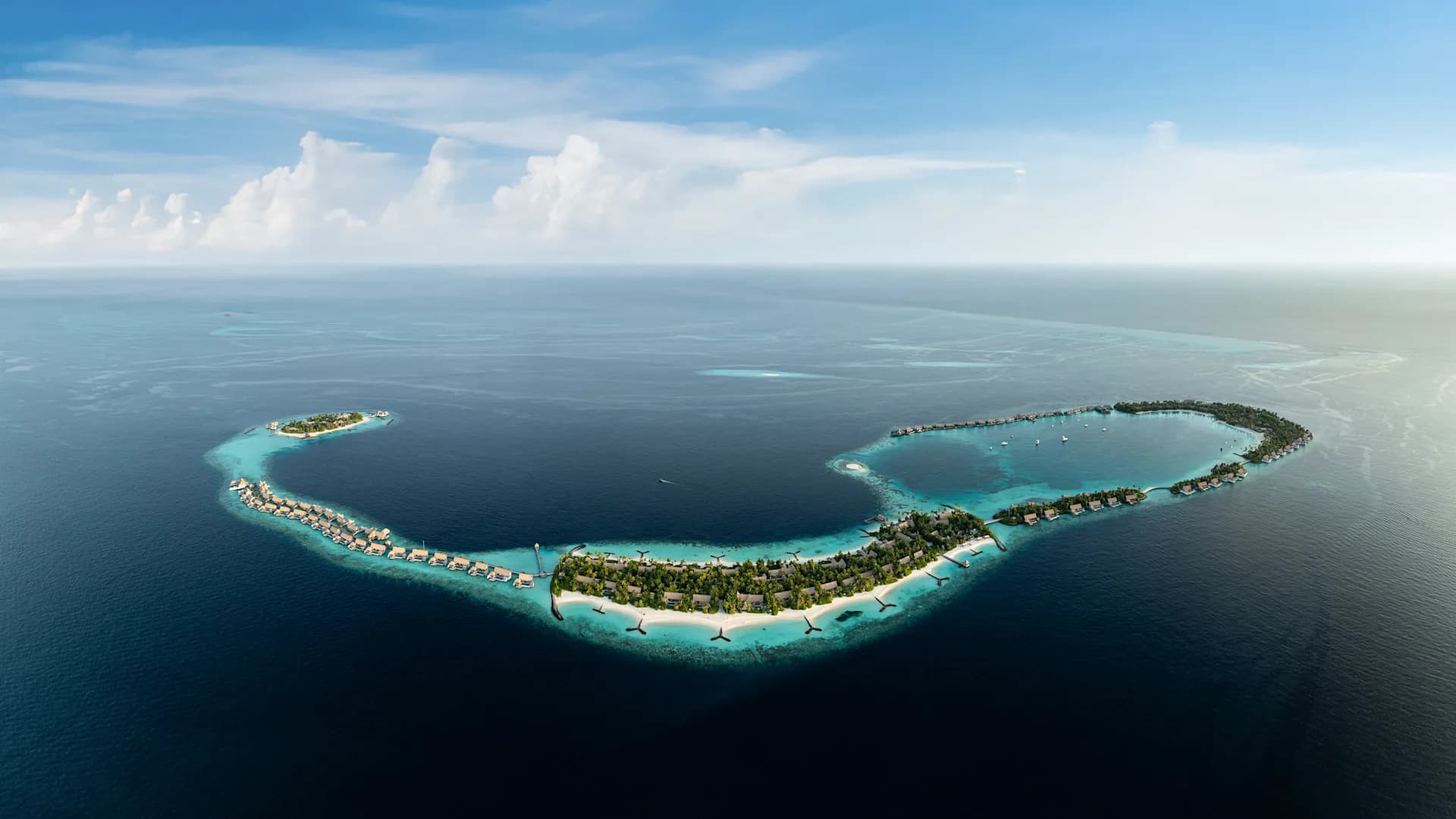 Waldorf Astoria Maldives Ithaafushi - 5-star resort in South Malé (Kaafu Atoll) featuring pristine beaches, crystal-clear lagoon, and overwater villas