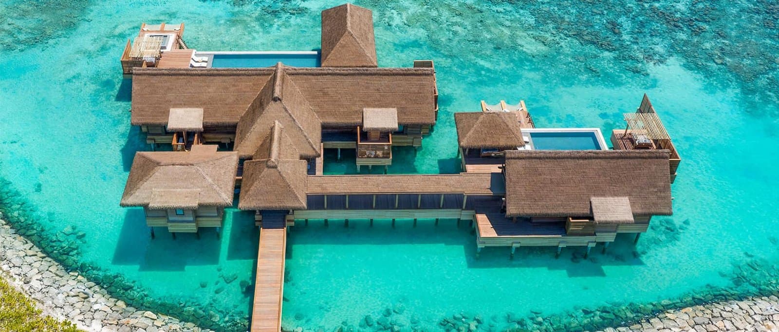 Three Bedroom Overwater Villa with Pool - Waldorf Astoria