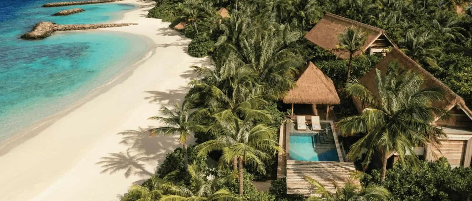 Two Queen Bedded Beach Villa with Pool 