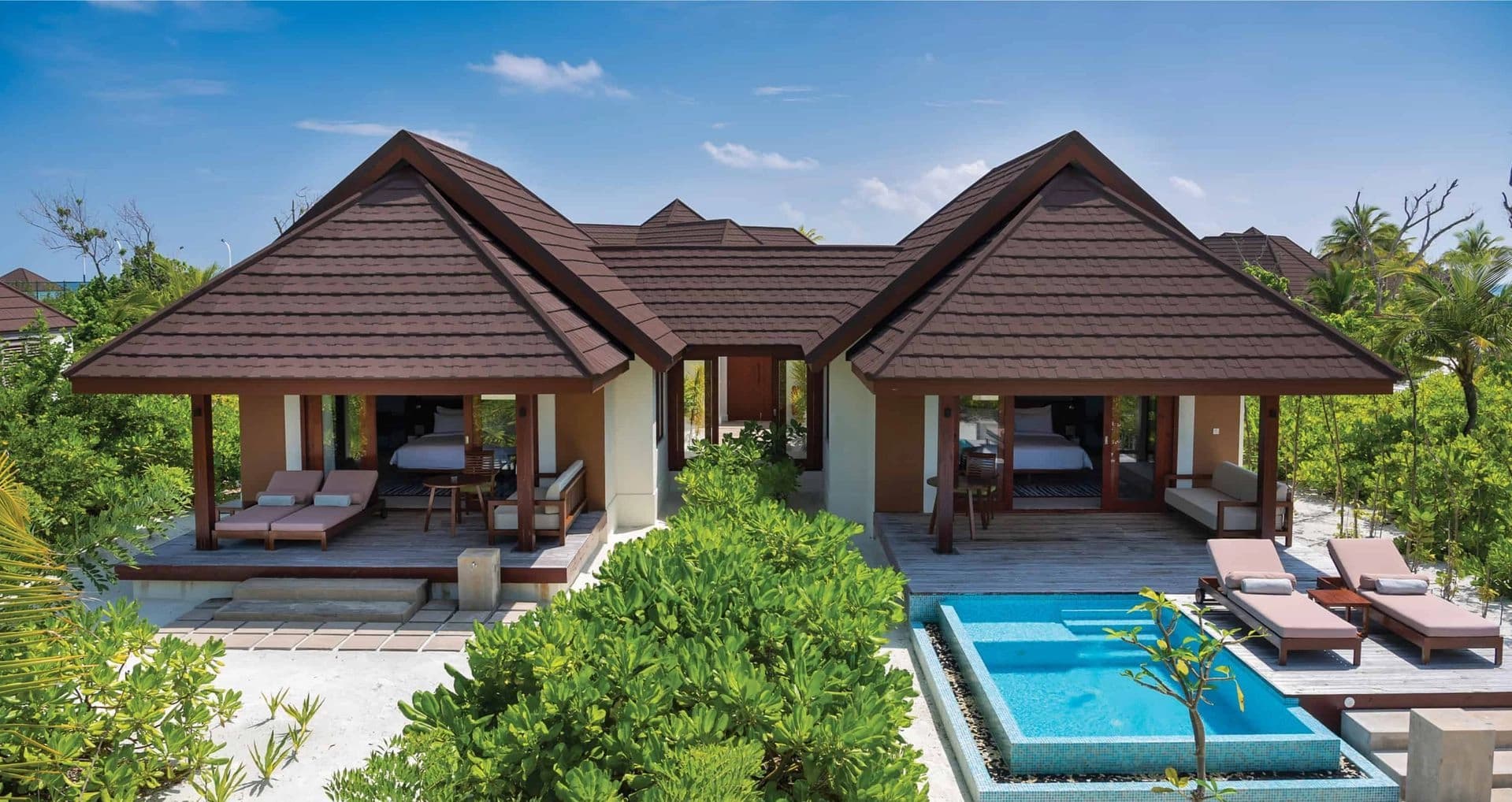 Two Bedroom Beach Villa With Pool