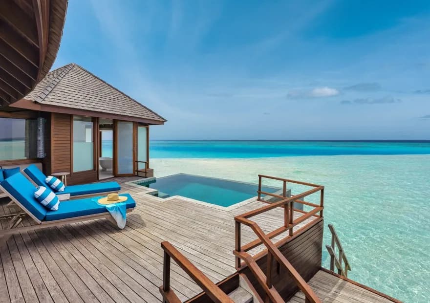 Sunset Over Water Pool Villa - Anantara Dhigu