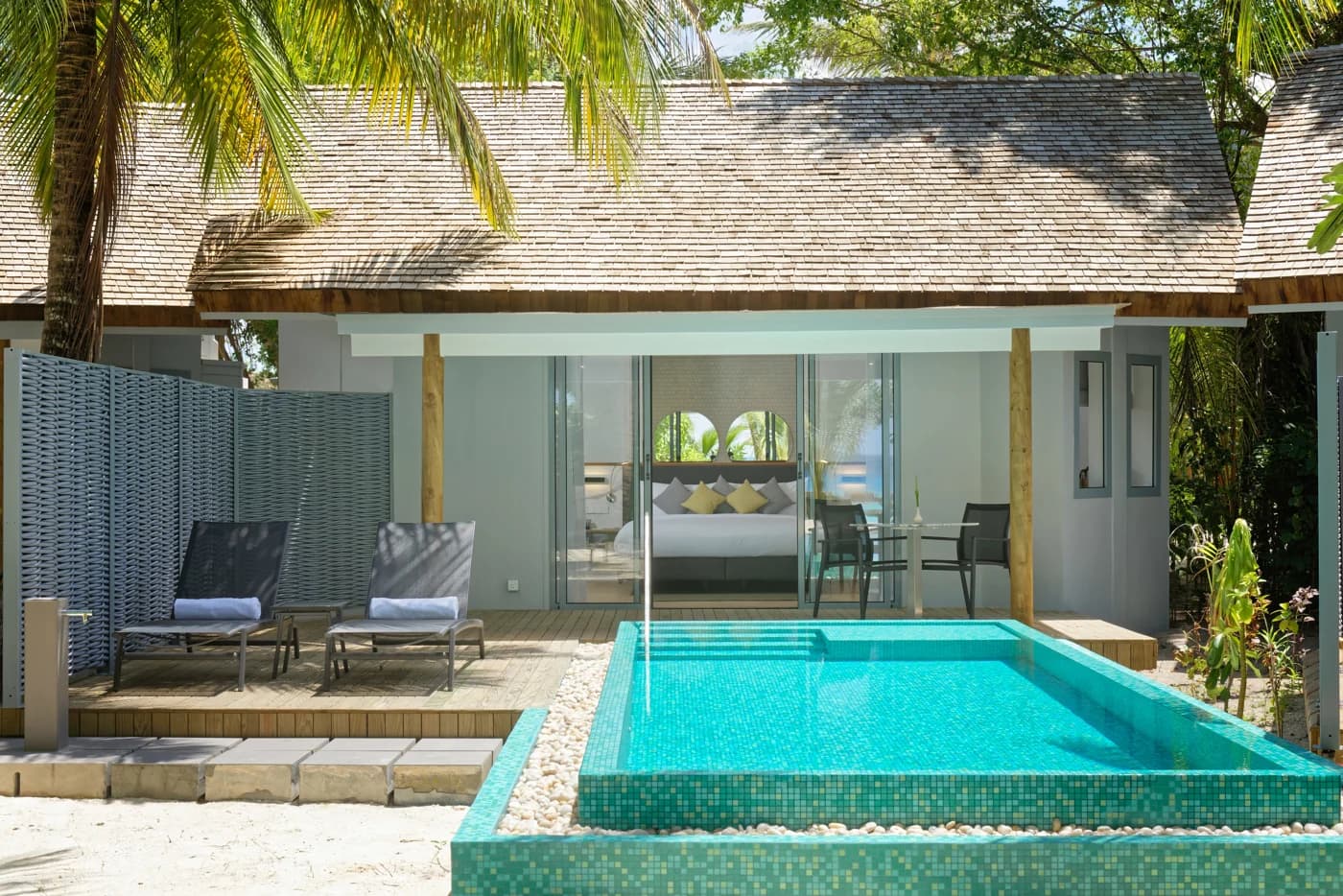 Beach Villa with Private Pool - OUTRIGGER Maldives Maafushivaru
