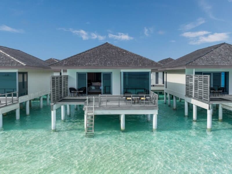 Sunrise Overwater Villa - Le Méridien Maldives - Elegant 1-guest oceanfront accommodation at Le Meridien Maldives Resort featuring premium furnishings and stunning Maldives views