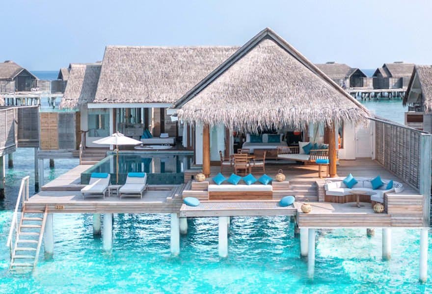 Sunset Over Water Pool Villa - Anantara Kihavah