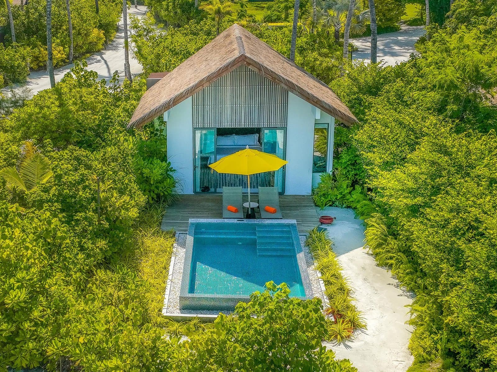Gold Beach Private Pool Villa - Hard Rock Hotel Maldives