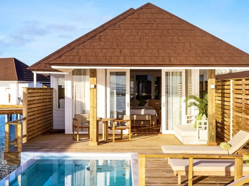 Grand Water Villa with Pool - Elegant 1-guest oceanfront accommodation at Sun Siyam Olhuveli featuring premium furnishings and stunning Maldives views