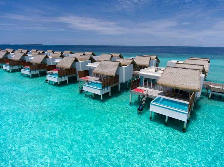 Water Villas with Pool - Elegant 1-guest oceanfront accommodation at Emerald Maldives Resort & Spa featuring premium furnishings and stunning Maldives views